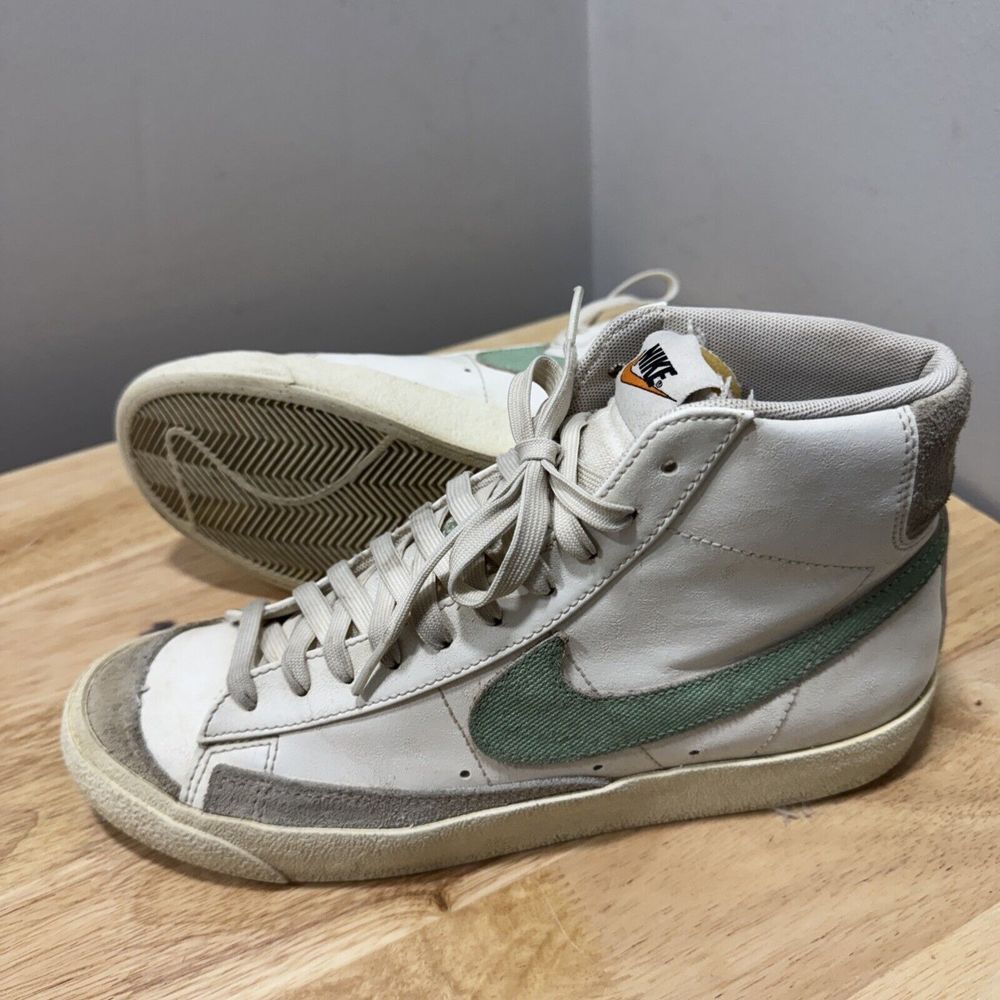 Nike Blazer Mid 77 Premium Mens 9 Sail Green Certified Fresh Retro Old School